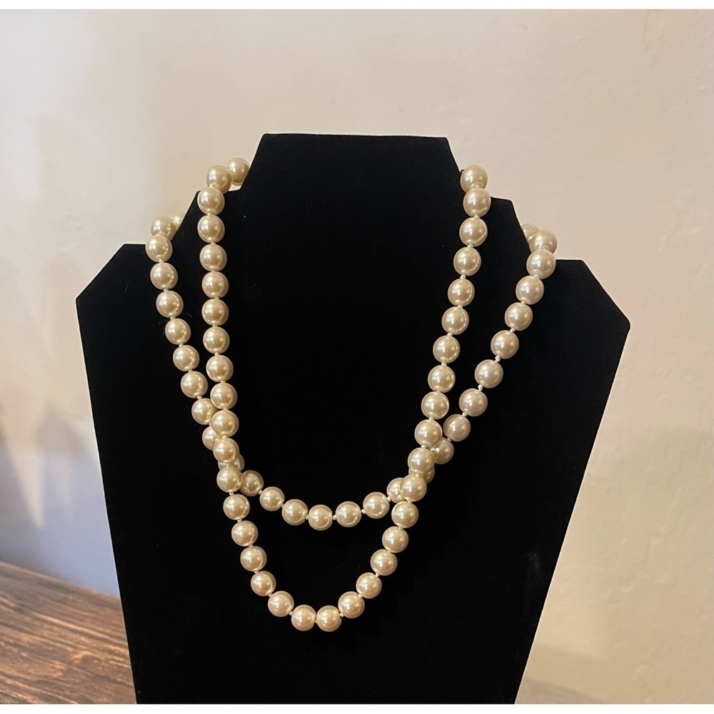 Kjl Kenneth Jay Lane 2-strand Simulated Pearls 16" Adjustable QVC
